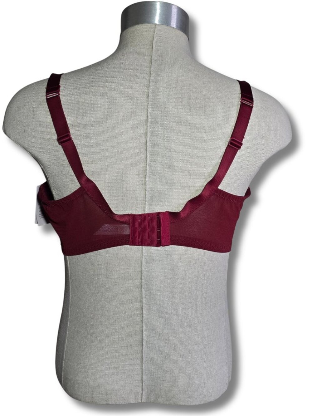 NWT Auden 40DDD/40F Push-Up Plunge Coverage Underwire Bra Wine Red - Picture 2 of 7